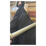 Vine 1\" Curtain Rod and Coordinating Finial Set, Matte Silver, Adjustable 36\"-72\" - Retail: $21