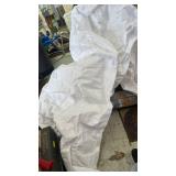 Carport Replacement Canopy Cover Sidewalls for 10x20x9.35FT Frame, Heavy Duty Garage Car Tent Shelter Tarp with Ball Bungees, Waterproof & UV Protected (Frame is not Included) (White) - Retail: $120