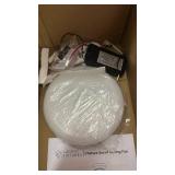 Smart Ceiling Fan with Lights and Remote, Alexa & Google Compatible, 52 Inch Ceiling Fan Flush Mount or Downrod, Quiet Energy-Efficient DC Motor, Modern Black - Retail: $200