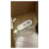 Smart Ceiling Fan with Lights and Remote, Alexa & Google Compatible, 52 Inch Ceiling Fan Flush Mount or Downrod, Quiet Energy-Efficient DC Motor, Modern Black - Retail: $200