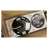 Smart Ceiling Fan with Lights and Remote, Alexa & Google Compatible, 52 Inch Ceiling Fan Flush Mount or Downrod, Quiet Energy-Efficient DC Motor, Modern Black - Retail: $200