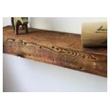 Modern Timber Craft Reclaimed Wood Fireplace Mantel Shelf - Retail: $368