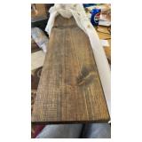 Modern Timber Craft Reclaimed Wood Fireplace Mantel Shelf - Retail: $368