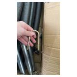 6PCS Trampoline Replacement Curved Pole, Universal Trampoline Enclosure Pole Fits for 8-16FT Curved Pole Trampoline Frame, Replacement Poles Include Foam Sleeve & Hardware for 2 Installation Ways - Re