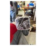 Fainne 2 Pcs Half Moon Window Shade Half Circle Arch Window Blackout, Light Filtering Pleated Fabric Shade, 36 x 72 Inch (Black)MISSING PLASTIC ARCH - Retail: $30