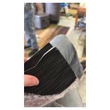 Fainne 2 Pcs Half Moon Window Shade Half Circle Arch Window Blackout, Light Filtering Pleated Fabric Shade, 36 x 72 Inch (Black)MISSING PLASTIC ARCH - Retail: $30