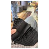 Fainne 2 Pcs Half Moon Window Shade Half Circle Arch Window Blackout, Light Filtering Pleated Fabric Shade, 36 x 72 Inch (Black)MISSING PLASTIC ARCH - Retail: $30