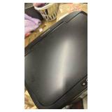 Ninestars Automatic Touchless Infrared Motion Sensor Trash Can, 13 Gal 50L, Stainless Steel Base (Rectangular, Black Lid), Black Trim - Retail: $80