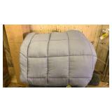 Plush Gray Queen size Mattress Topper - Retail: $69