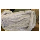 Plush Orthopedic Dog Bed with Bolster - Retail: $31