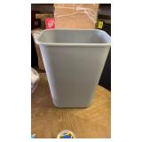 Gray Rectangular Waste Basket - Retail: $13