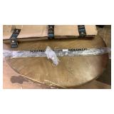 Pack Curtain Pull Rod with Metal Snap Invisible Clear Curtain Push Wand for Drapery and Grommet Curtains 1/2 Inch Wide (Acrylic, 40 Inch) - Retail: $53