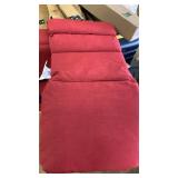 Arden Outdoor Chair Cushion, 21 x 20, Rain-Proof, Fade Resistant 20 x 21, Ruby Red Leala - Retail: $43