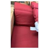 Arden Outdoor Chair Cushion, 21 x 20, Rain-Proof, Fade Resistant 20 x 21, Ruby Red Leala - Retail: $43