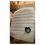 Gray Channel-Stitched Office Chair - Retail: $70