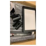 Taiyin 16 Pcs Stanchion Sign Holder Double Sided Sign Frame with Cover Stanchion Top Frames for 8.58 x 12.52 Inches Paper Size for Crowd Control Sentry Stanchions (Black) - Retail: $165