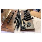 Industrial Pipe Wall Shelf Unit - 3 Tier (multiple pieces).  Wooden Shelving - Retail: $89