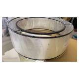 Modern Drum Chandelier with Black Trim - Retail: $180