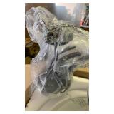 Modern Drum Chandelier with Black Trim - Retail: $180