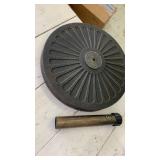 Round Sunburst Patio Umbrella Base Stand - Retail: $50