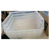 Stackable Storage Bins - 3 Tier White Organizer - Retail: $49
