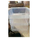 Stackable Storage Bins - 3 Tier White Organizer - Retail: $49