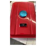 Red Metal Fuel Tank with Blue Cap - Retail: $29