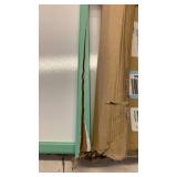 MasterVision Pastel Magnetic Dry Erase White Board, 36\" x 24\", Green Frame, Decorative Whiteboard for Kitchen, Dorm, or Classroom, Wall DÃ©cor for Home Office - Retail: $35