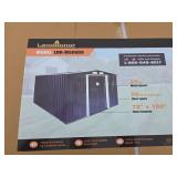 LandHonor 6x8 Galvanized Metal Storage Shed