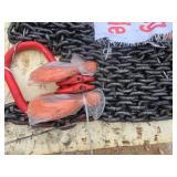 5/16\" 7ft G80 Double Chain Sling with Hooks