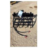 IRLGF Heavy Duty Grab Wood Fork - Mini Skid Steer Attachment