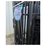 7x20ft Heavy-Duty Metal Farm Driveway Gate with Deer Motif (One Gate Set) (Damage, see photo)