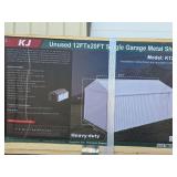 KJ Heavy-Duty 12x20ft Metal Garage Shed - Model K1220