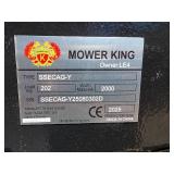 Unused Mower King Heavy Duty Skid Steer Auger Package - Model SSECAG-Y