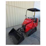 AGT SDA-140T Mini Tracked Skid Steer Loader w 44\" Bucket