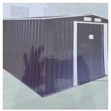 Landhonor LHR-MS810 Metal Storage Shed 8
