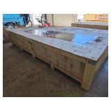 20x20 Steel Carport with Side Walls (Damaged Crate)