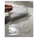 New 200pc Set of 8”x10” Ziplock Bags, Clear