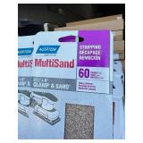 New 30pc NORTON 48325 MultiSand 60Coarse Grit 3-2/3-Inch X 9-Inch All Purpose Clamp & Sander Sheet Handy Pack (5 Packs of 6pcs)