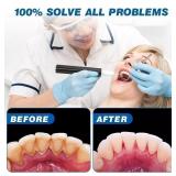 New Oral Cleaner Kit Plaque Remover Set/Stain Remover/Ultrasonic Tooth Cleaner Kit, Black 