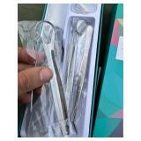 New Oral Cleaner Kit Plaque Remover Set/Stain Remover/Ultrasonic Tooth Cleaner Kit, Black 