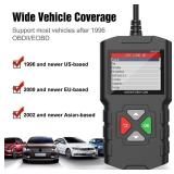 New JDIAG OBD2 Car Scanner Vehicle Engine Fault Code Reader Diagnostic Scan Tool Universal Light for All OBD II Protocol Cars Since 1996 and Newer (Version 1.0)