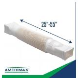 3 New Amerimax Flex A Spout 22”-55” Vinyl Downspout Extension Drainage, White