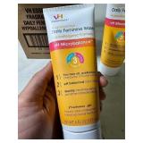 New 6pc Case of vH Essentials Daily Feminine Wash - Fragrance Free, Hypoallergenic w/ Tea Tree Oil & Prebiotic - For Ph Balance, Intimate Odor Block, Vaginal Health - Gentle Formula Body Care - 6 Fl O