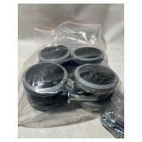 3”x2” 4 Plastic swivel Caster wheels