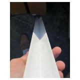 Bundle of 10 Roughly 3’ x 1” x 1” L Shaped PVC Corner Pieces - Great Utility - Cut to Size