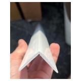 Bundle of 10 Roughly 3’ x 1” x 1” L Shaped PVC Corner Pieces - Great Utility - Cut to Size