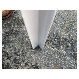 Bundle of 10 Roughly 3’ x 1” x 1” L Shaped PVC Corner Pieces - Great Utility - Cut to Size