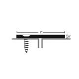 NGP (National Guard) 139 Stainless Steel Overlapping Solid Metal Astragal 3/4″ x 2” x 6’