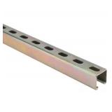 10 ft. 12-Gauge Half Slotted Metal Framing Strut Channel in Gold Galvanized (ZA1200HS 10)